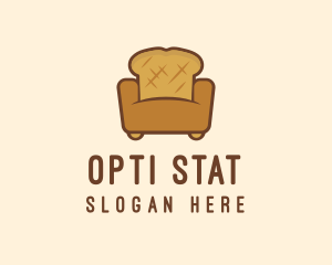 Loaf Bread Sofa logo design