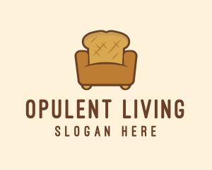 Loaf Bread Sofa logo design