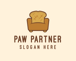 Loaf Bread Sofa logo design