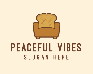 Loaf Bread Sofa logo design