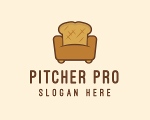 Loaf Bread Sofa logo design