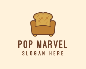 Loaf Bread Sofa logo design