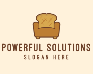 Loaf Bread Sofa logo design