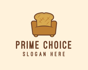 Loaf Bread Sofa logo design