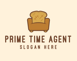 Loaf Bread Sofa logo design