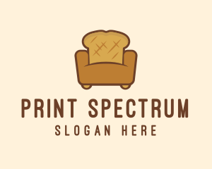 Loaf Bread Sofa logo design