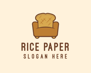 Loaf Bread Sofa logo design