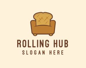 Loaf Bread Sofa logo design