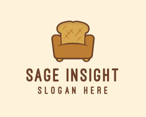 Loaf Bread Sofa logo design