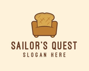 Loaf Bread Sofa logo design