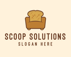 Loaf Bread Sofa logo design