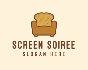 Loaf Bread Sofa logo design