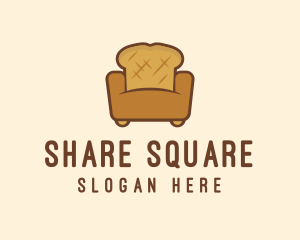 Loaf Bread Sofa logo design