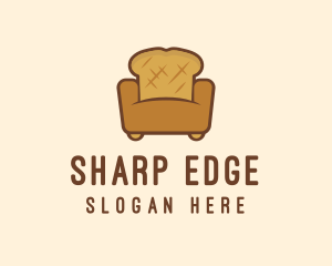 Loaf Bread Sofa logo design