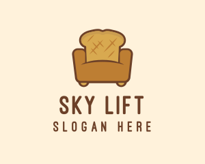 Loaf Bread Sofa logo design