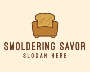 Loaf Bread Sofa logo design