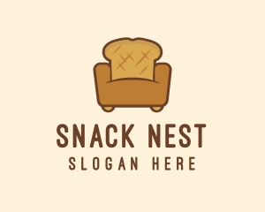 Loaf Bread Sofa logo design