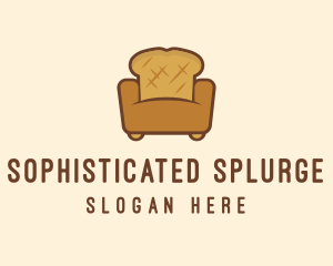 Loaf Bread Sofa logo design