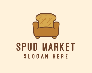 Loaf Bread Sofa logo design