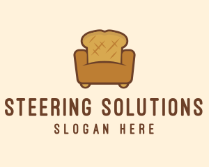 Loaf Bread Sofa logo design