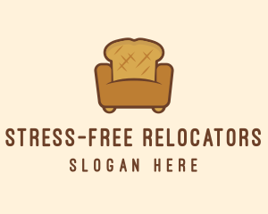 Loaf Bread Sofa logo design