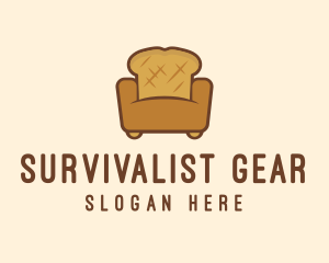 Loaf Bread Sofa logo design