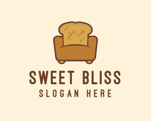 Loaf Bread Sofa logo design