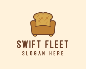 Loaf Bread Sofa logo design