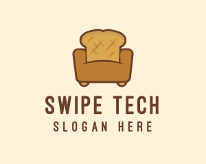 Loaf Bread Sofa logo design