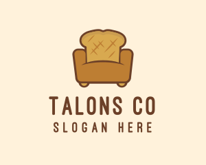 Loaf Bread Sofa logo design