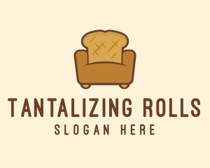 Loaf Bread Sofa logo design