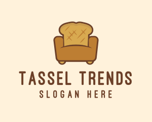 Loaf Bread Sofa logo design