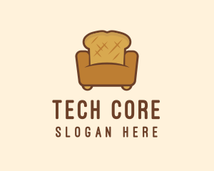 Loaf Bread Sofa logo design