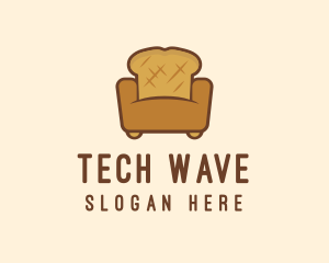 Loaf Bread Sofa logo design