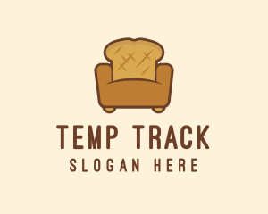 Loaf Bread Sofa logo design