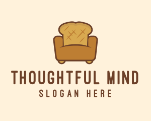 Loaf Bread Sofa logo design