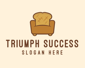 Loaf Bread Sofa logo design