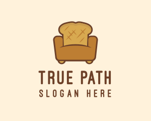 Loaf Bread Sofa logo design