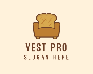 Loaf Bread Sofa logo design