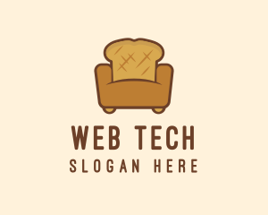 Loaf Bread Sofa logo design