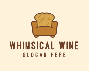 Loaf Bread Sofa logo design