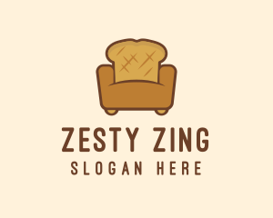 Loaf Bread Sofa logo design