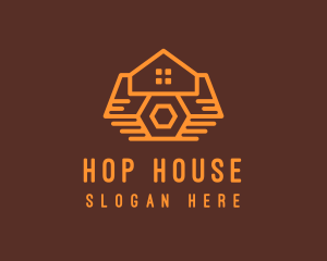 Cabin House Roof logo design