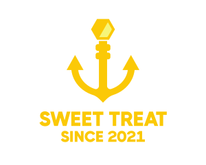 Yellow Anchor Hive logo design