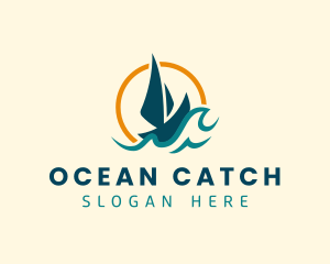 Ocean Wave Yacht logo design