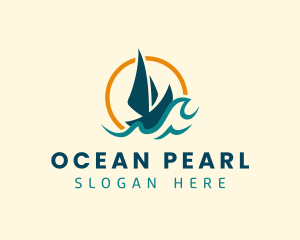 Ocean Wave Yacht logo design