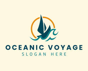 Ocean Wave Yacht logo design