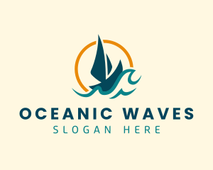 Ocean Wave Yacht logo design