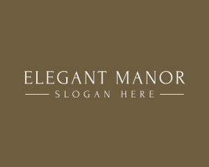 Elegant High End Brand logo design