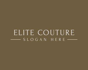 Elegant High End Brand logo design